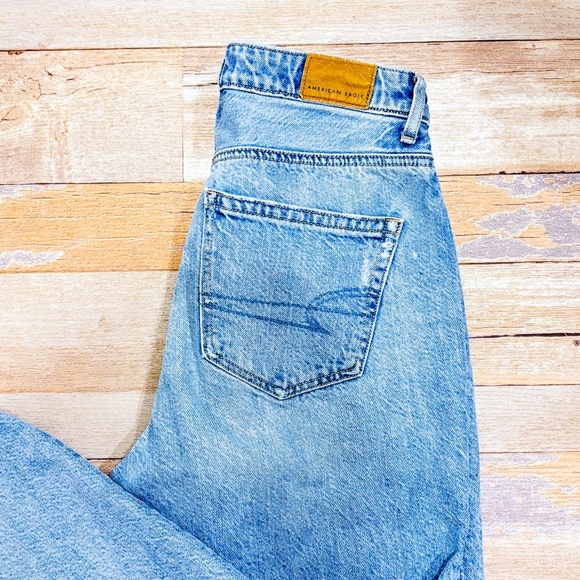 AMERICAN EAGLE Light blue cropped jeans - Picture 2 of 10